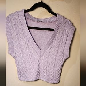 EUC Zara lilac Small sweater vest